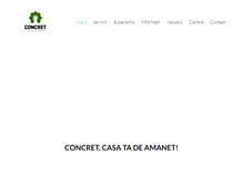 Tablet Screenshot of amanetconcret.ro
